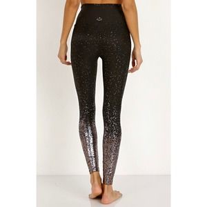 Beyond Yoga Alloy Ombré High Waisted Midi Legging Black Gunmetal XS